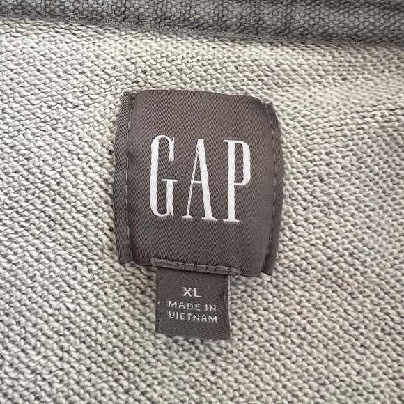 Men's Gap Gray half-zip sweatshirt (XL) - Picture 3 of 4